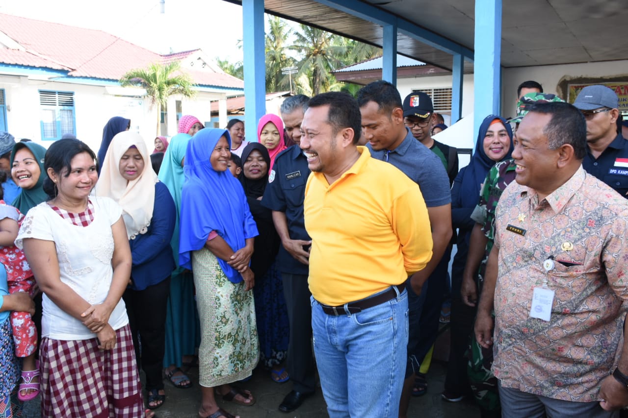 Harapan masyarakat Desa lubuk Siam terjawab setelah kunjungan Bupati kampar