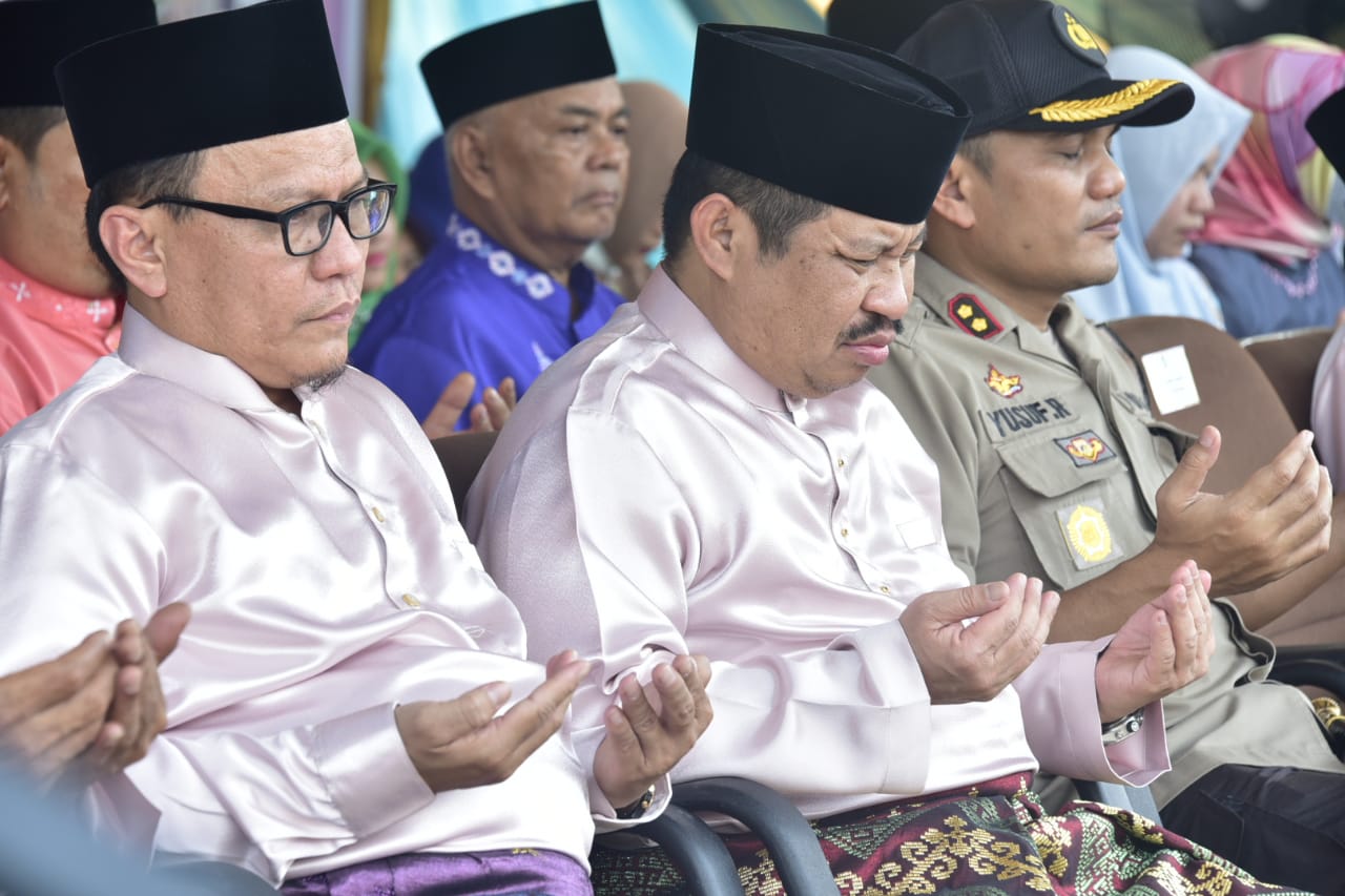 AKBP Yusup, Dampingi Amril Pelepasan Pawai Taaruf di Duri