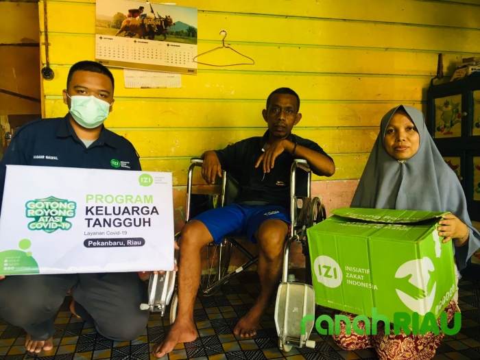 Pandemi belum Berakhir, IZI Riau salurkan bantuan paket Sembako