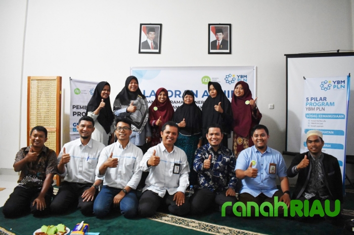 Temuramah penerima manfaat Program Gerobak Berdaya bersama YBM PLN dan IZI Riau