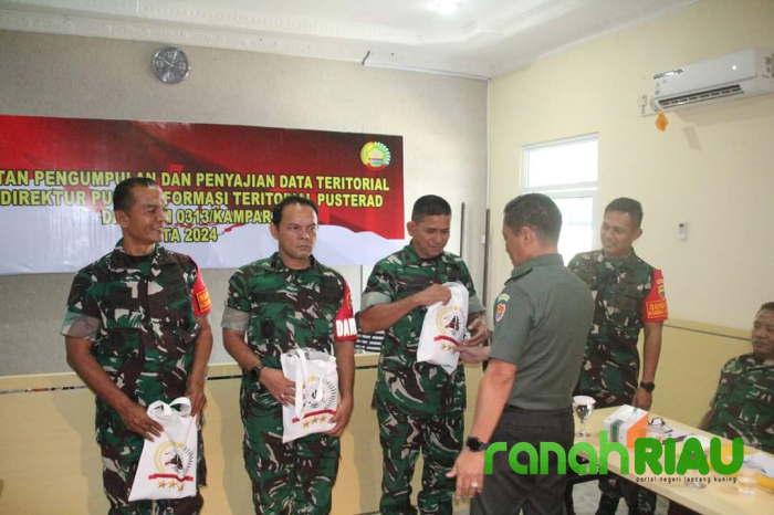 Kodim 0313/KPR terima Kunjungan dari Tim Pusterad