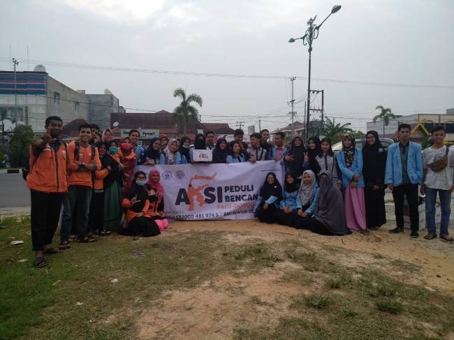 Relawan Rumah Zakat Pekanbaru Galang Dana untuk Palu