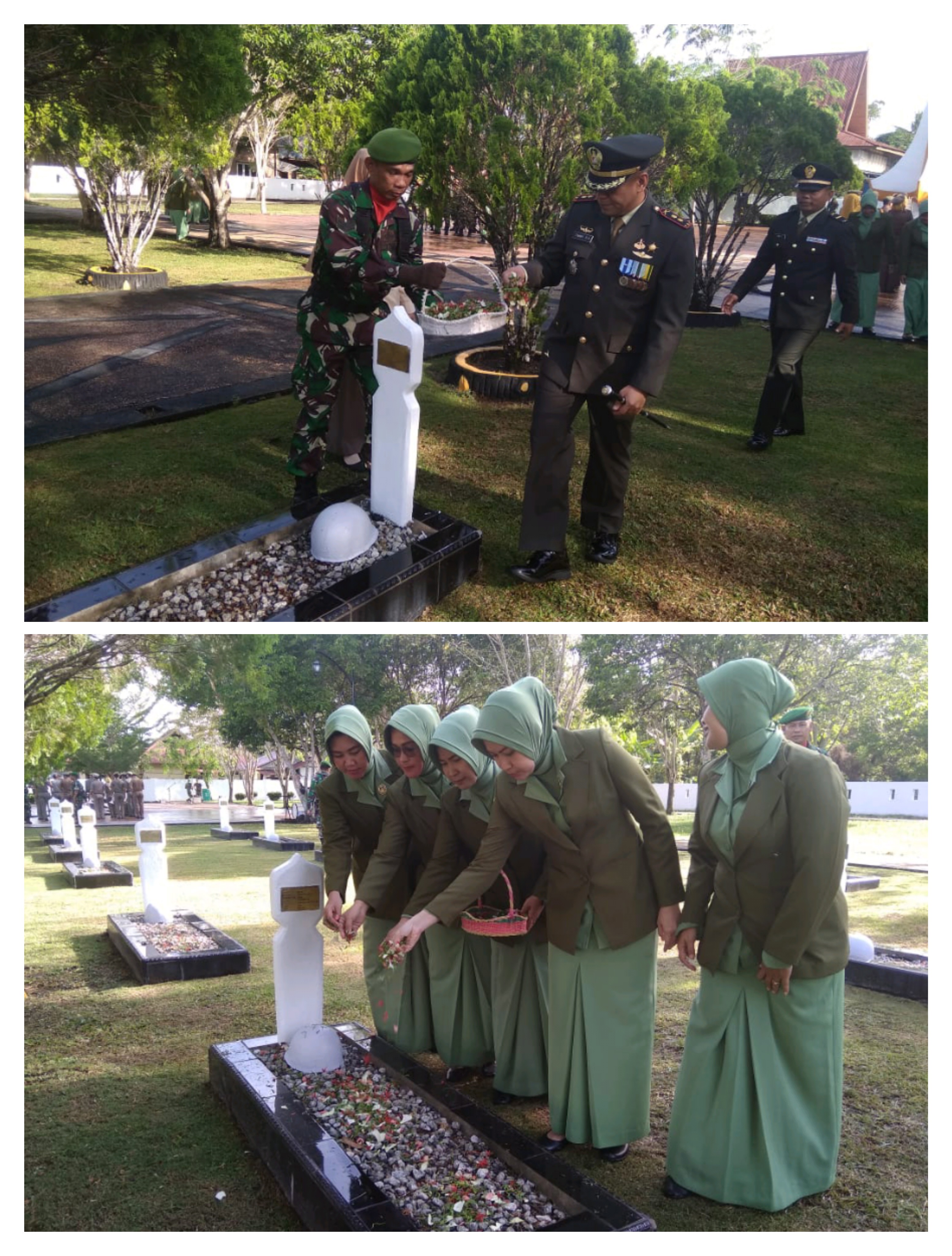 Sambut Hari Juang TNI AD 2019, Kodim 0303/Bengkalis gelar ziarah rombongan makam Pahlawan