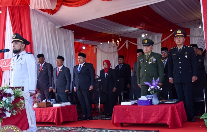 Wakil Ketua I DPRD Bengkalis Hadiri Upacara Peringatan HUT Kemerdekaan RI ke 80