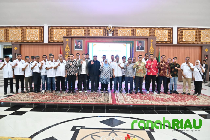 Pelantikan Pengurus PWI Bengkalis dihadiri Bupati, Berikut Susunan Nama Pengurus 