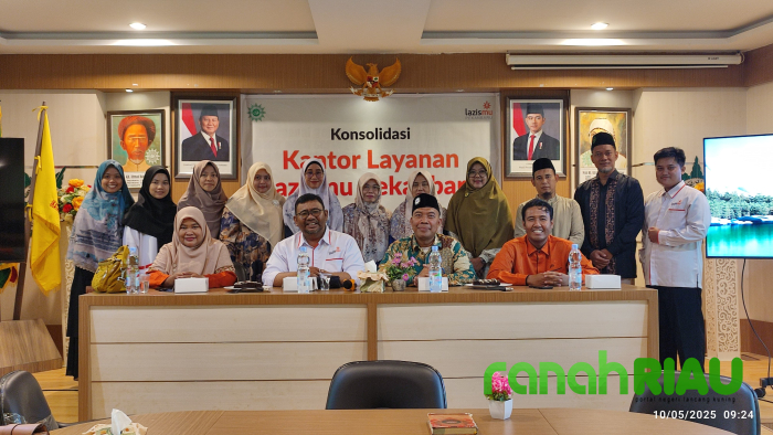 Rapat konsolidasi Kantor Layanan Lazismu se Pekanbaru 