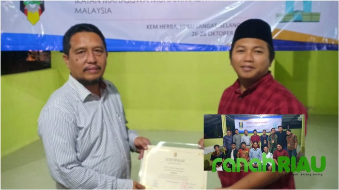 Dr. Saidul Amin, MA Mengisi Kegiatan Darul Arqam Dasar Ikatan Mahasiswa Muhammadiyah di Malaysia