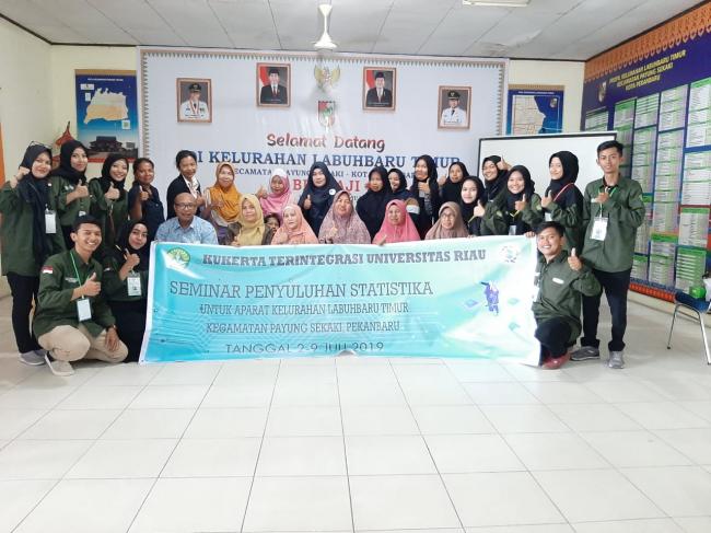 Seminar Penyuluhan Statistika untuk Aparat kelurahan berhasil dilaksanakan