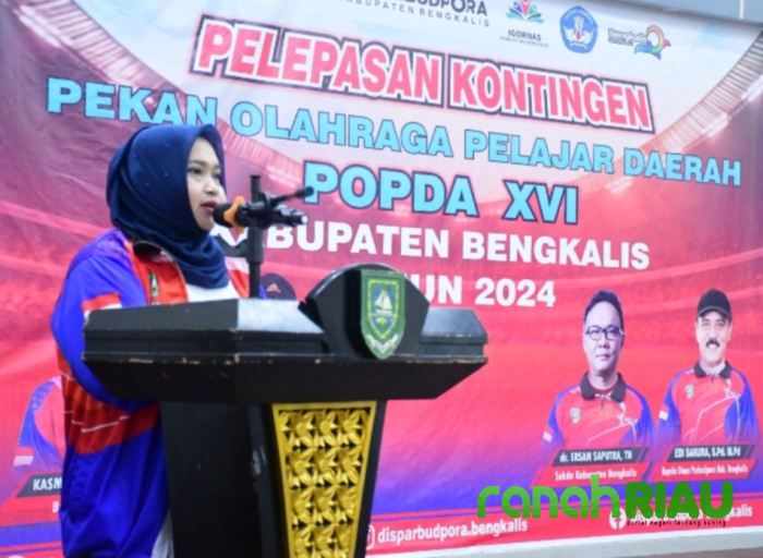 180 Atlet Bengkalis Berlaga di POPDA Provinsi Riau, Kasmarni: Fokus Terus Berjuang