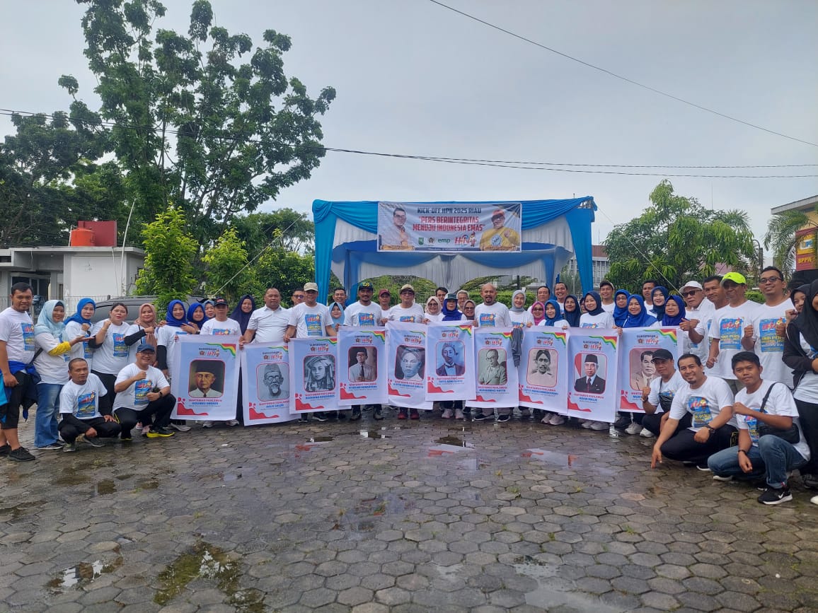 Banyak Berlatar Wartawan, PWI Riau Peringati Hari Pahlawan 2024