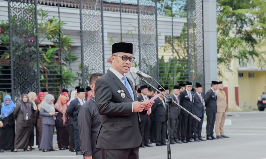 Wabup Bengkalis Pimpin Upacara Hari Lahir Pancasila