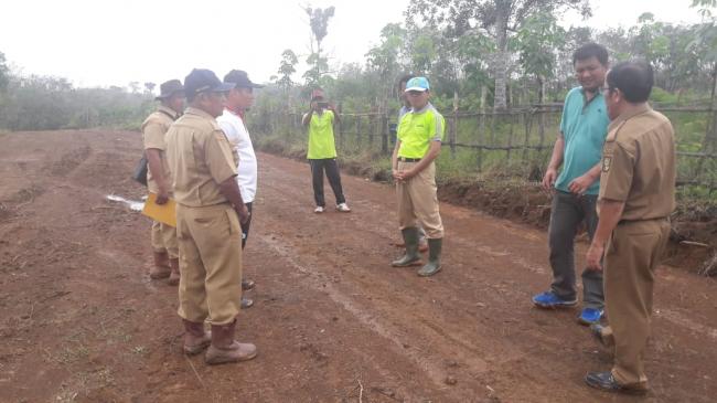 Bupati Mursini Tinjau Pekerjaan Peningkatan Ruas Jalan Petapahan-Jake