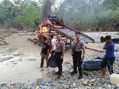 Lagi... Tim Opsnal Polres Kuansing Kembali Sikat Pelaku PETI....