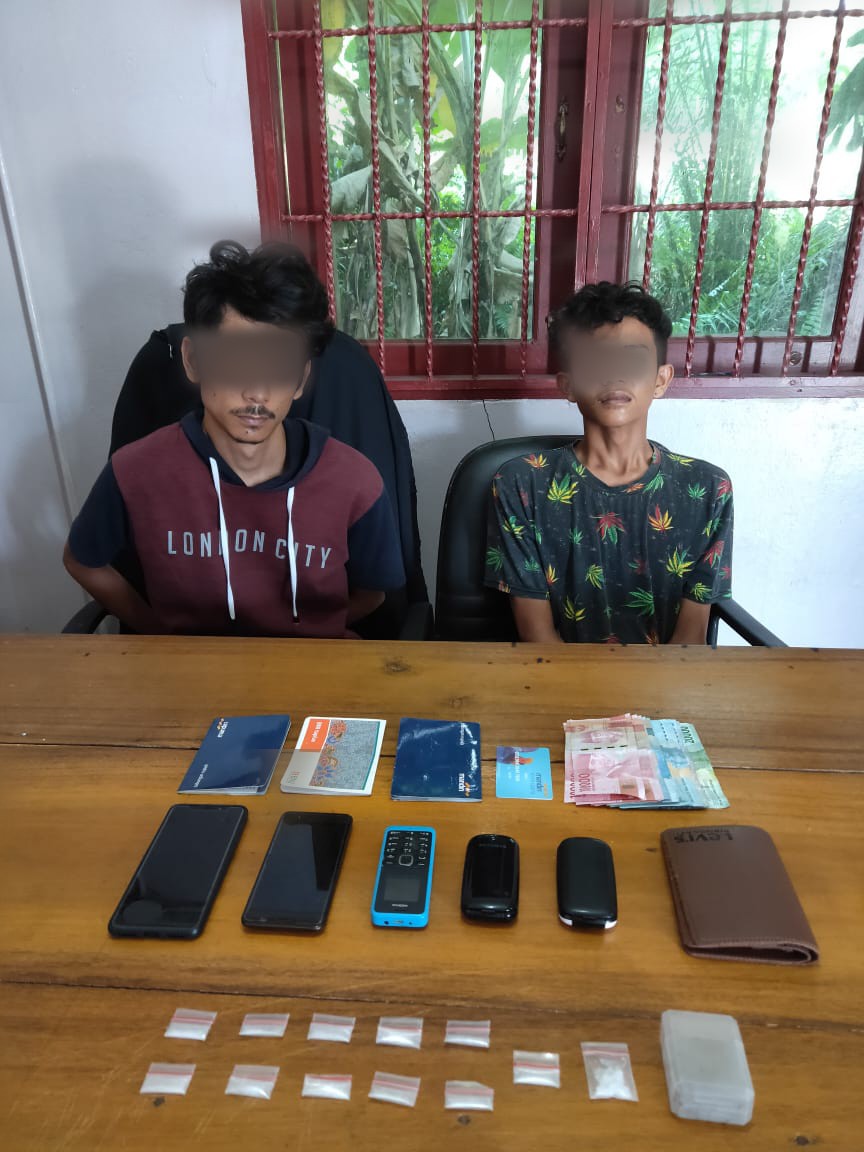 Diduga pengedar narkotika, dua orang pemuda belia berhasil diamankan