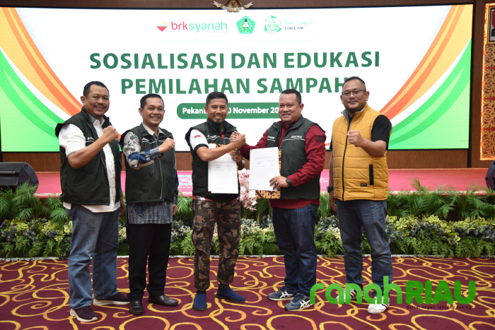BRK Syariah Gandeng Unilak untuk Edukasi Pelajar Tentang Pemilahan Sampah 