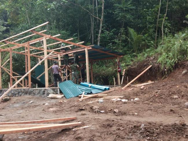  Dansatgas: Pembangunan Kantin Sudah Sampai Pengerjaan Atap