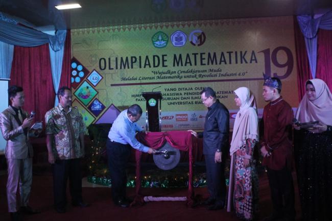 Olimpiade Matematika 19 Fakultas Keguruan dan Ilmu Pendidikan Universitas Riau Resmi Dibuka