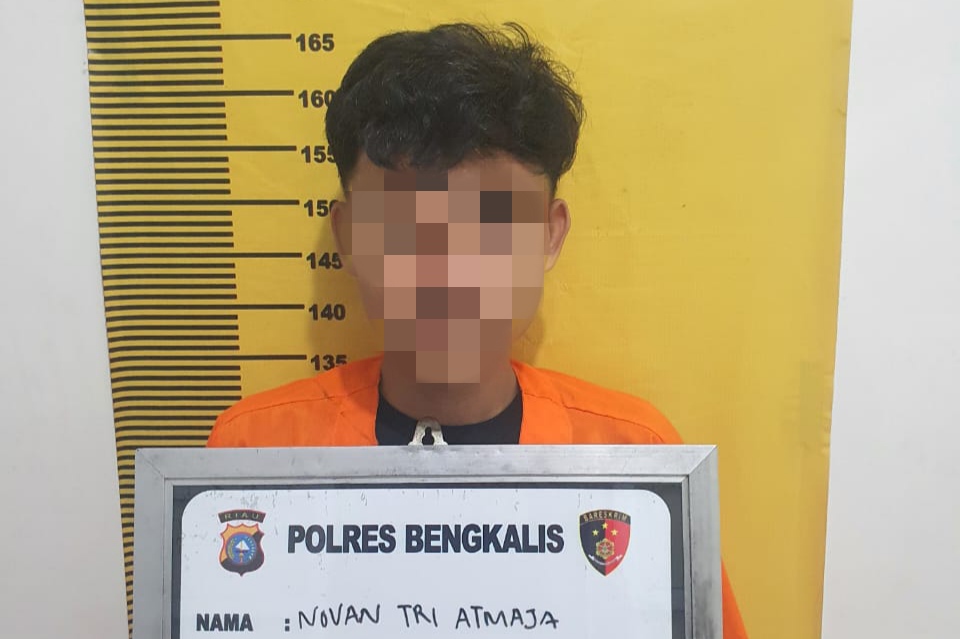 Satu Orang Kurir Narkotika Jenis Shabu di Tangkap Satnarkoba Polres Bengkalis
