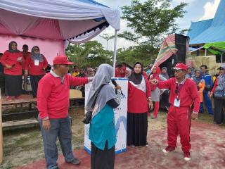 Banyaknya Dorprize, Menambah Semaraknya Gerak Jalan Sehat PGRI Mandau