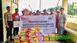 JNE donasikan bantuan untuk korban banjir di Rokan Hulu