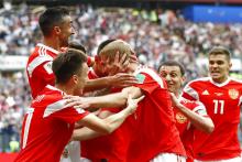 Rusia Cetak Gol Pembuka di Piala Dunia 2018