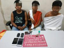 Seorang Bandar dan Tiga Pengedar Shabu Diringkus Resnarkoba Polres Kampar di Dua Lokasi