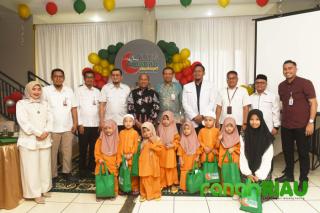 Syukuran Milad ke-5, Klinik Utama Amanah Riau Kepri Salurkan santunan ke Panti Asuhan