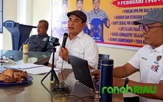 Bocoran Perhelatan PWI Riau, biaya akomodasi dan konsumsi peserta ditanggung Panitia