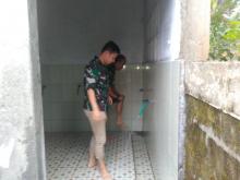 Hari ke 17 TMMD, Pembangunan Kantor TPD Sudah Tahap Pembuatan Rangka Bambu