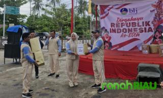 Meriahkan HUT RI ke 80, PT BLJ Perseroda Bengkalis Menggelar Permainan Tradisional