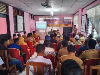 Polsek Tanah Putih gelar sosialisasi Rakor dan FGD antisipasi karhutla