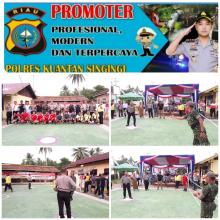 Meriah...!! Kapolres Kuansing, Berikan Apresiasi Khusus Ke Polsek Kuantan Mudik