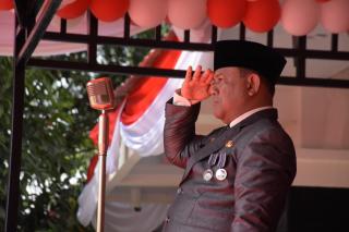 Plh Bupati Kampar Pimpin Langsung Detik-Proklamasi Hut RI ke-74