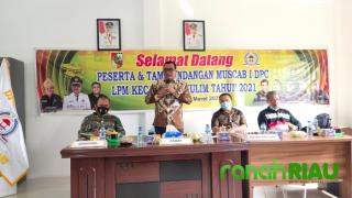 Muscab Perdana, Afrizal pimpin LPM Kecamatan Kulim