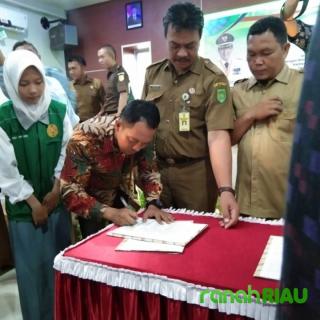 IWO Inhil Laksanakan Penandatangan MOU Bersama Disdukcapil