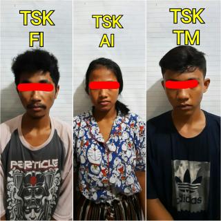 Diduga Bandar Narkotika, Tiga Serangkai Remaja di Sikat Polsek Mandau