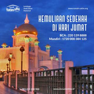 Kemuliaan Sedekah Di Hari Jumat