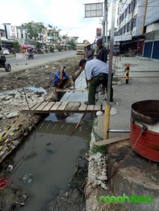 Cegah Banjir di Duri, Tiga Titik Rawan Dibangun Drainase