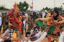 Pasukan Garuda Peringati HUT RI Ke-72 di Markas Indobatt-03