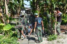 Hari ke 7, Bersinergi TNI - Polri, Masyarakat dan Mahasiswa