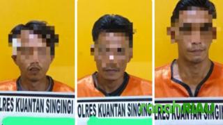 3 Pelaku PETI Diamankan Polsek Kuantan Mudik