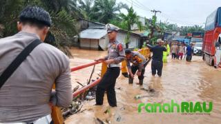 Banjir Landa Tiga Desa di Inhil, 700 Rumah Terendam