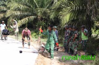 Program semenisasi Jalan Kodim 0303 akan segera berakhir