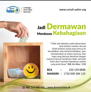 Jadi Dermawan Membawa Kebahagiaan