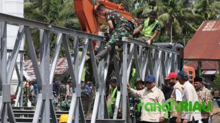 KSAD Maruli: Ada yang Sabotase Proyek Jembatan Bailey di Sumatra, Baut dicabuti, Biadab!