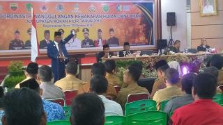 Cegah Karhutla, Bupati Rohil Sebut, Seluruh Elemen Harus Bersinergi