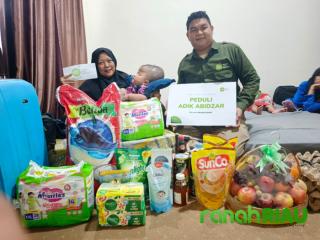 Senyum Adik Abidzar, Perjuangan Melawan Hidrosefalus dan Uluran Tangan dari IZI Riau