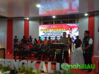 Tim Elang Malaka Gerak Cepat Gagalkan Peredaran Narkotika di Bengkalis