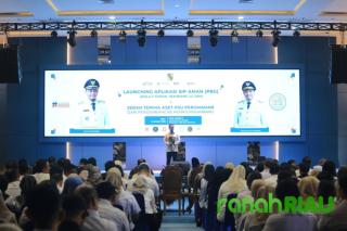 Wako Pekanbaru resmi luncurkan Aplikasi Sip Aman, Percepat Pengurusan Izin Bangunan