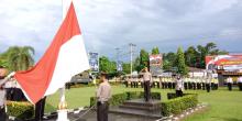 Waka Polres Kampar Pimpin Upacara Hari Kebangkitan Nasional tahun 2019